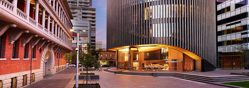 Perth City Library Plaza